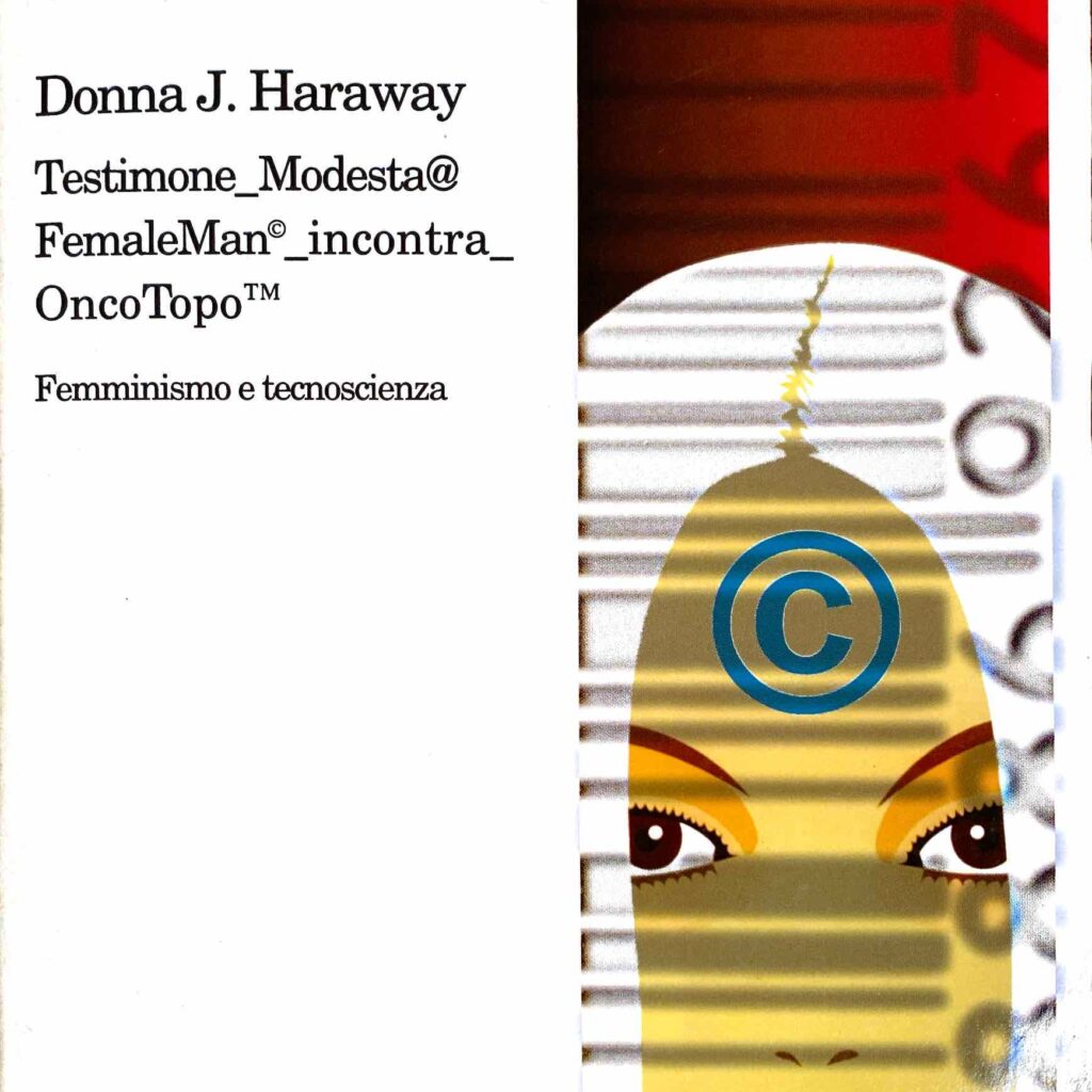 Book Cover: Donna Haraway, Manifesto cyborg. Donne, tecnologie e biopolitiche del corpo